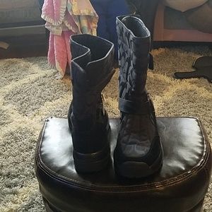 Coach boots like new